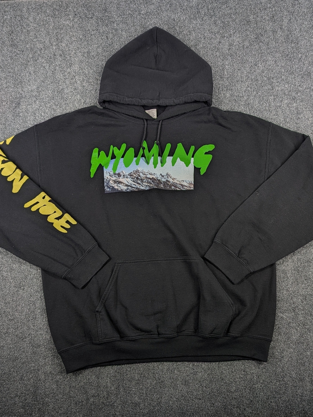 ​Kanye West Wyoming Album Listening Party Hoodie 2018 Black Size XL Merch